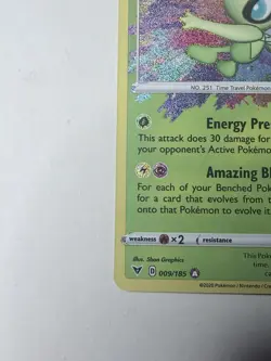 2020 Pokemon TCG Celebi Amazing Rare Vivid Voltage 009/185 - Image 3