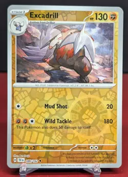 Pokemon Excadrill #086/162 English Temporal Forces Reverse Holo - Image 1