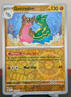 Pokemon Gastrodon #107/191 English Surging Sparks Reverse Holo - Image 1