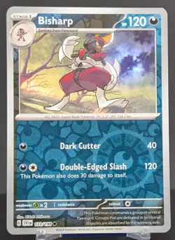 Pokemon Bisharp #133/198 English SVI Scarlet & Violet Reverse Holo - Image 1
