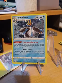 Pokemon TCG Empoleon Sword & Shield: Brilliant Stars 037/172 Holo Rare MINT - Image 1