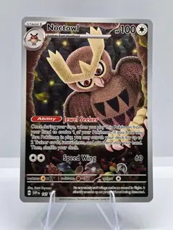 Noctowl 141 Holo Promo Scarlet & Violet Promo Pokemon NM #2 - Image 1