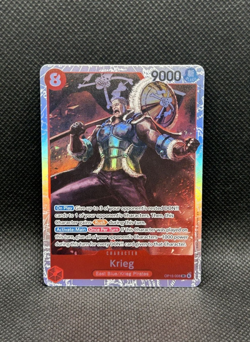 Krieg SR OP15-008 ONE PIECE Adventure on KAMI’s Island English NM - IN HAND - Image 1