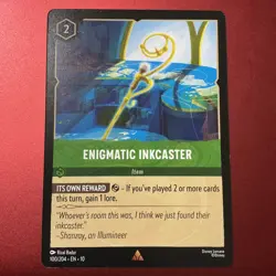 Disney Lorcana Whispers in the Well Enigmatic Inkcaster 100/204 NM Rare - Image 1