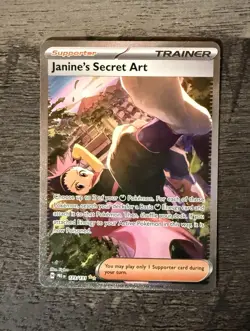Pokemon TCG Janine's Secret Art 173/131 Prismatic Evolutions SIR, NM/M Condition - Image 1