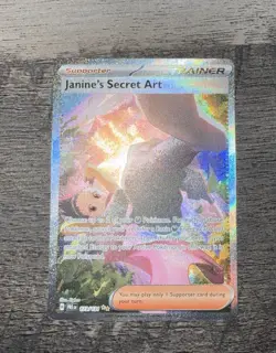 Pokemon TCG Janine's Secret Art 173/131 Prismatic Evolutions SIR, NM/M Condition - Image 3