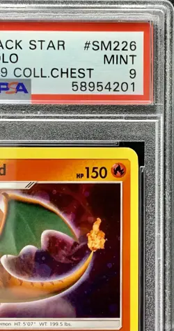 Charizard SM226 Holo Black Star Promo PSA 9 MINT Fall Collector Chest 2019 - Image 4