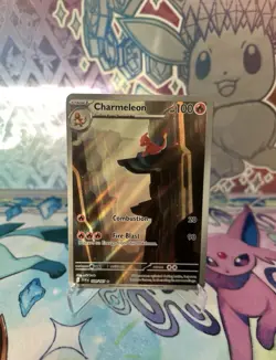 Pokemon TCG Charmeleon Holo Card Scarlet Violet-151 Illustration Rare 169/165 - Image 1