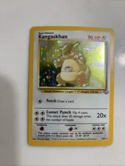 Pokemon TCG Kangaskhan Holo Rare Card 5/64 Jungle Unlimited Vintage - Image 1