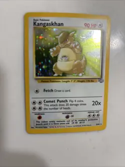 Pokemon TCG Kangaskhan Holo Rare Card 5/64 Jungle Unlimited Vintage - Image 2