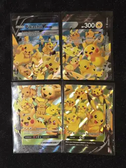 Pikachu V-Union [Set of 4] SWSH: Sword & Shield Promo Cards Holo - Image 1