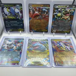 Pokemon TCG Mega Ex 6 Card Lot - NM Never Played! POKEMON TCG: MEGA EVOLUTION A - Image 1