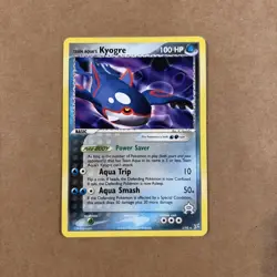 Team Aqua's Kyogre 3/95 Non-Holo Rare Team Magma vs Aqua Pokemon Card 2004 - Image 1