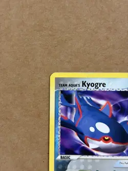Team Aqua's Kyogre 3/95 Non-Holo Rare Team Magma vs Aqua Pokemon Card 2004 - Image 3