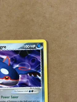 Team Aqua's Kyogre 3/95 Non-Holo Rare Team Magma vs Aqua Pokemon Card 2004 - Image 4