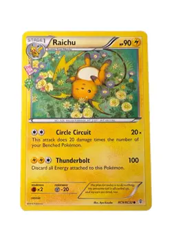 Raichu RC9/RC32 Radiant Collection Holo Pokemon Card LP Generations - Image 1