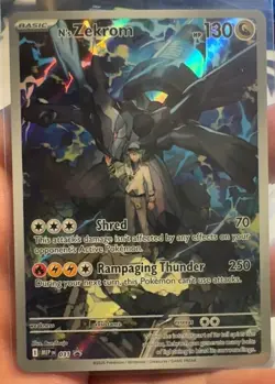N's Zekrom 031 Promo Holo NM Pokemon Card ME Mega Evolution Promo - Image 1