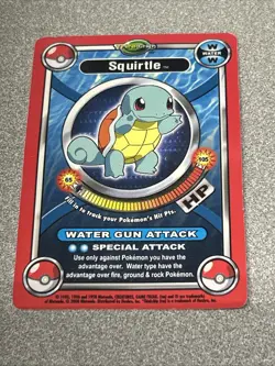 SQUIRTLE Pokemon Card TCG Thinkchip Battle Stadium - Image 1