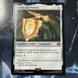 MTG - Aettir and Priwen - Mythic Regular #253 - Final Fantasy NP - Image 1