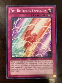 Five Brothers Explosion LTGY-EN089 YuGiOh Lord of the Tachyon Galaxy 1stEd NM x1 - Image 1