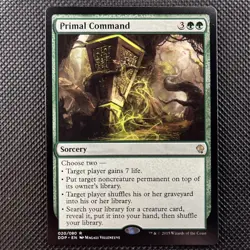 Magic the Gathering MTG Primal Command (20) DD Zendikar vs. Eldrazi NM - Image 1