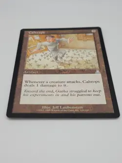 MTG Caltrops Vintage Artifact Magic The Gathering Old Border LP - Image 5