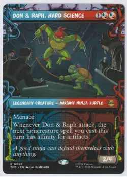 Don & Raph, Hard Science (Showcase) 243 TMT Magic: The Gathering R NM - Image 1