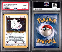 2000 Pokemon Base Set 2 Clefairy Holo #5 – PSA 6 EX-MT – WOTC Vintage - Image 3