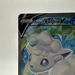 Alolan Vulpix V 173/195 Full Art Sword & Shield - Silver Tempest Pokemon TCG NM - Image 2