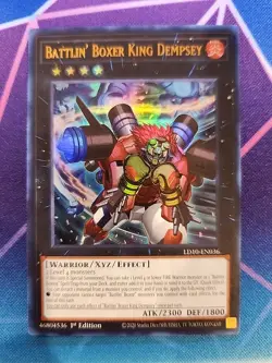 YUGIOH- Battlin' Boxer King Dempsey - LD10-EN036 - Ultra Rare - 1st Edition - Image 1