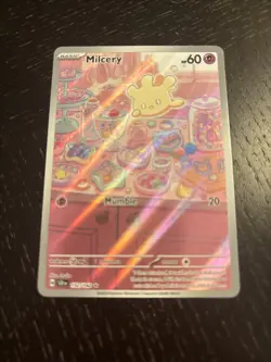 Pokemon TCG Milcery #152/142 Stellar Crown Illustration Rare - Image 1