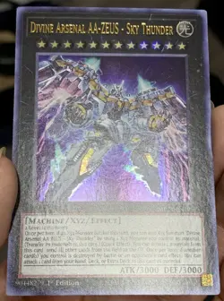 Yugioh Divine Arsenal AA-ZEUS Sky Thunder MP21-EN195 Ultra Rare 1st NM w/Track - Image 5