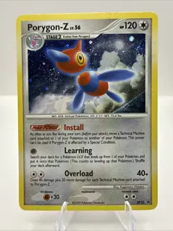 Porygon Z DP35 SWIRL Diamond & Pearl Cosmos Holo Promo Pokemon 2009 - Image 1