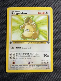 Kangaskhan 21/64 Non-Holo 1st Edition - Pokemon Jungle - LP - Image 1