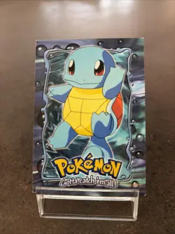 1999 Topps Pokemon SQUIRTLE 07 Stage 1 E7 of 12 - NON-HOLO Blue Label - Image 1