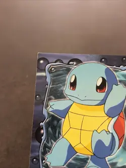 1999 Topps Pokemon SQUIRTLE 07 Stage 1 E7 of 12 - NON-HOLO Blue Label - Image 3