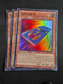 Yugioh - 3x Cardcar D THSF-EN044 1st Super Rare NM - Image 1