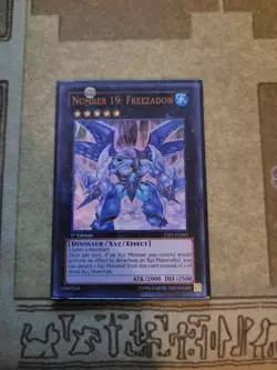 YUGIOH NUMBER 19: FREEZADON ZTIN-EN003 ULTRA 1ST ED NM - Image 1