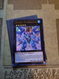 YUGIOH NUMBER 19: FREEZADON ZTIN-EN003 ULTRA 1ST ED NM - Image 2