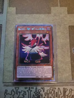 YUGIOH BLACKWING VAYU THE EMBLEM OF HONOR RA03-EN224 PLATINUM 1ST ED NM - Image 1