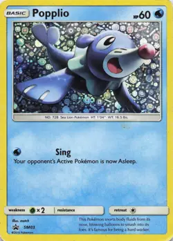 Popplio - (General Mills Promo) Holo Miscellaneous Cards & Products SM03 HP - Image 1