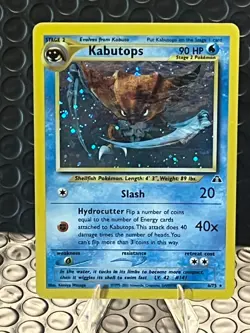 Kabutops 6/75 Neo Discovery Unlimited Holo Rare Vintage Pokemon Card - LP - Image 1