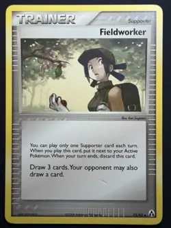 Fieldworker 73/92 Uncommon Legend Maker Pokemon Card LP - Image 2