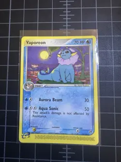 Pokemon TCG Vaporeon Sandstorm Card 25/100 Regular Rare Ungraded - Image 1