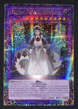Yugioh House Dragonmaid RA03-EN037 Quarter Century Secret Rare 1st Ed NM w/Track - Image 2