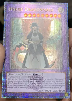 Yugioh House Dragonmaid RA03-EN037 Quarter Century Secret Rare 1st Ed NM w/Track - Image 4