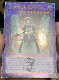 Yugioh House Dragonmaid RA03-EN037 Quarter Century Secret Rare 1st Ed NM w/Track - Image 5