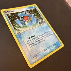 Totodile 78/115 Unseen Forces Reverse Holo Stamped Pokemon Card LP - Image 2