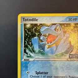 Totodile 78/115 Unseen Forces Reverse Holo Stamped Pokemon Card LP - Image 4
