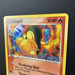 Cyndaquil 54/115 Unseen Forces Reverse Holo Stamped Pokemon Card LP - Image 3